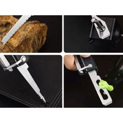 Młotek wielofunkcyjny 18w1 multitool narzędzie survival młotek piła obcęgi — zdjęcie 7