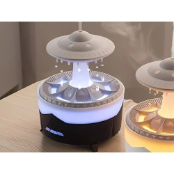 Nawilżacz powietrza dyfuzor zapachowy lampa led w kształcie ufo z pilotem