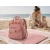 Plecak wielofunkcyjny z łóżeczkiem i portem USB, duży organizer mommy bag