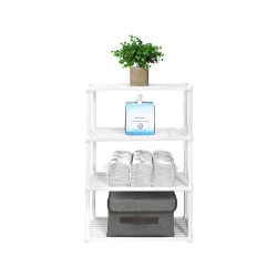 Półka łazienkowa kuchenna stojąca szafka regał 4 poziomowy organizer