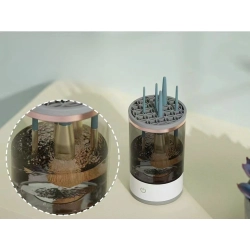 Myjka stojak do czyszczenia mycia suszenia pędzli gąbek kosmetycznych usb