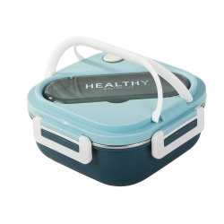 Śniadaniówka z przegródkami pojemnik sztućce lunchbox do mikrofali 1000ml Verk Group