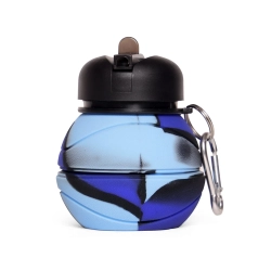 Bidon sportowy składany silikonowy butelka sportowa z dziubkiem ustnik 500