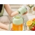Bidon blender butelka USB 1200 ml kubek do smoothie shaker ze słomką i paskiem zielony
