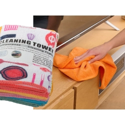 Ściereczki z mikrofibry ścierki czyściki zestaw 6 komplet do czyszczenia