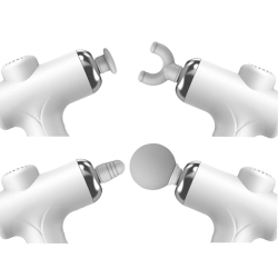 Pistolet do masażu pleców ciała nóg masażer mocny massage gun 4 końcówki