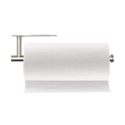 Uchwyt na ręcznik papierowy kuchenny samoprzylepny metalowy srebrny loft