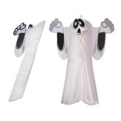 Duch zawieszka papierowa halloween duszek 3d składany z papieru dekoracja