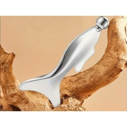 Masażer metalowy płytka do masażu kulkowy kulka do ciała zimny nierdzewny