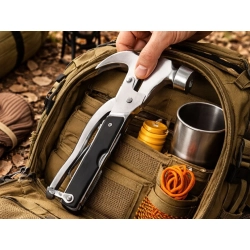 Młotek wielofunkcyjny 18w1 multitool narzędzie survival młotek piła obcęgi — zdjęcie 9
