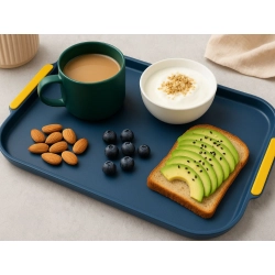 Taca kuchenna do serwowania śniadań napojów ciast deserów plastikowa