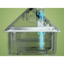 Nawilżacz dyfuzor powietrza aromaterapia jonizator domek usb duży 1l