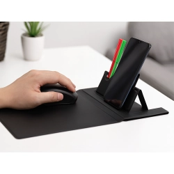 Podkładka pod mysz ładowarka indukcyjna bezprzewodowa na telefon organizer