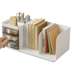 Szafka przybornik organizer na biurko półki na książki drobiazgi szuflady