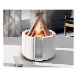 Nawilżacz powietrza usb dyfuzor z led rgb kominek mgiełka zapachowa ogień