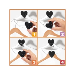 Organizator hak wiszący uchwyt na wieszaki ubrania do szafy zestaw 12 sztuk