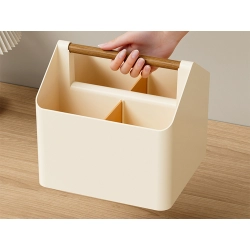 Przybornik organizer na biurko na drobiazgi do łazienki na kosmetyki