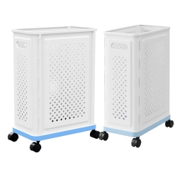 Kosz na kółkach na pranie bieliznę zabawki do przechowywania pojemny