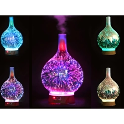Nawilżacz powietrza aromaterapia dyfuzor zapachowy lampka nocna rgb 3d