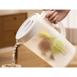 Dzbanek plastikowy 3l z pokrywką do wody soku napojów lemoniady pojemny