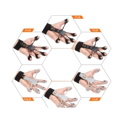 Trenażer palców do ćwiczenia dłoni rozciągacz wzmacniacz do terapii dłoni