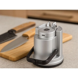 Elektryczna ostrzałka do noży nożyczek kuchennych z przyssawką ładowana