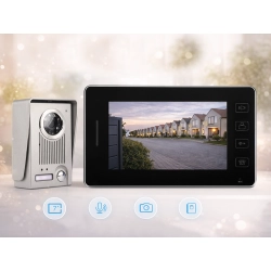 Wideodomofon video do furtki bramy domofon LCD przewodowy Verk Group — zdjęcie 9