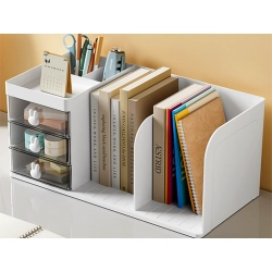 Szafka przybornik organizer na biurko półki na książki drobiazgi szuflady