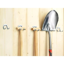 Wieszaki ścienne na narzędzia haczyki uchwyty 20szt metal zestaw z wkrętami