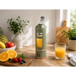 Blender kielichowy bezprzewodowy smoothie kubek mikser 450 ml zielony USB