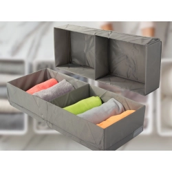 Organizer na bieliznę skarpetki do szuflady szafy wkład przegrody duże
