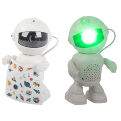 Projektor gwiazd astronauta lampka nocna rzutnik dla dziecka kosmos muzyka
