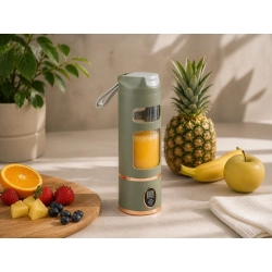 Blender kielichowy bezprzewodowy smoothie kubek mikser 450 ml zielony USB