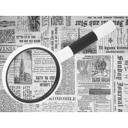 Lupa klasyczna szkło powiększające soczewka 75 4x