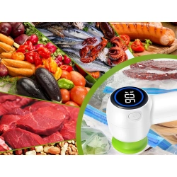 Pompka próżniowa do żywności worków próżniowych słoików elektryczna + worki