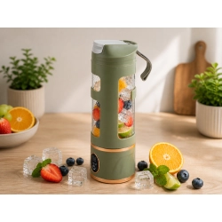 Blender kielichowy bezprzewodowy smoothie kubek mikser 450 ml zielony USB