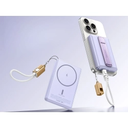 Powerbank szybkie ładowanie bezprzewodowe 5000 mah usb-c lightning 20w — zdjęcie 8