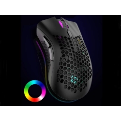 Myszka bezprzewodowa 2,4 ghz mysz do laptopa sensor optyczny podświetlenie