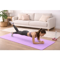 Mata do ćwiczeń jogi pilatesu fitness gimnastyczna treningowa 180cm gruba