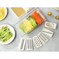 Szatkownica tarka do warzyw ręczna krajalnica wielofunkcyjna 6 ostrzy