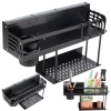 Półka na ścianę organizer kuchenny metalowy wiszący na przybory Verk Group model 357016981