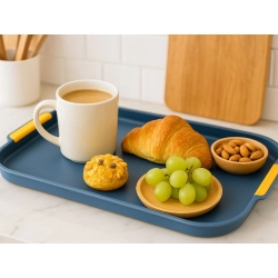 Taca kuchenna do serwowania śniadań napojów ciast deserów plastikowa