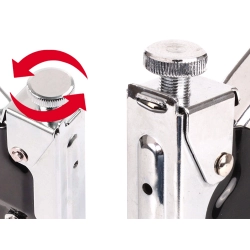 Zszywacz tapicerski taker ręczny na zszywki 4-14mm metalowy 3 w 1 blokada