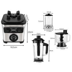 Blender kielichowy wielofunkcyjny do smoothie 3000W 8w1 wyciskarka tarka Verk Group