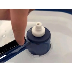 Mop obrotowy płaski 360° z wiadrem składanym i wiadrem rotacyjnym, 2 mikrofibra — zdjęcie 8