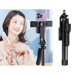 Kijek do selfie stick uchwyt na telefon tripod statyw pilot bluetooth 178cm