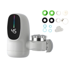 Elektryczny podgrzewacz wody do kranu lcd 3000w przepływowy z wyświetlaczem