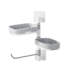 Mydelniczka wisząca mydelniczki wieszak na ręczniki na ścianę na przyssawki