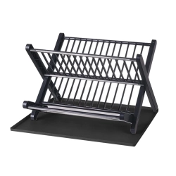 Suszarka do naczyń dwupoziomowa ociekacz tacka składana stojąca duża