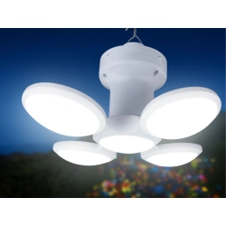 Lampa solarna kempingowa składana led na hak ogrodowa turystyczna namiot